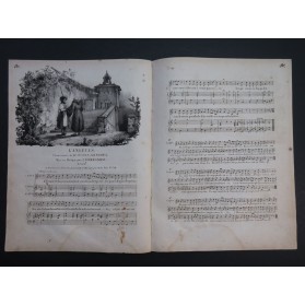 ROMAGNESI Antoine L'Angelus Chant Piano ou Harpe ca1830