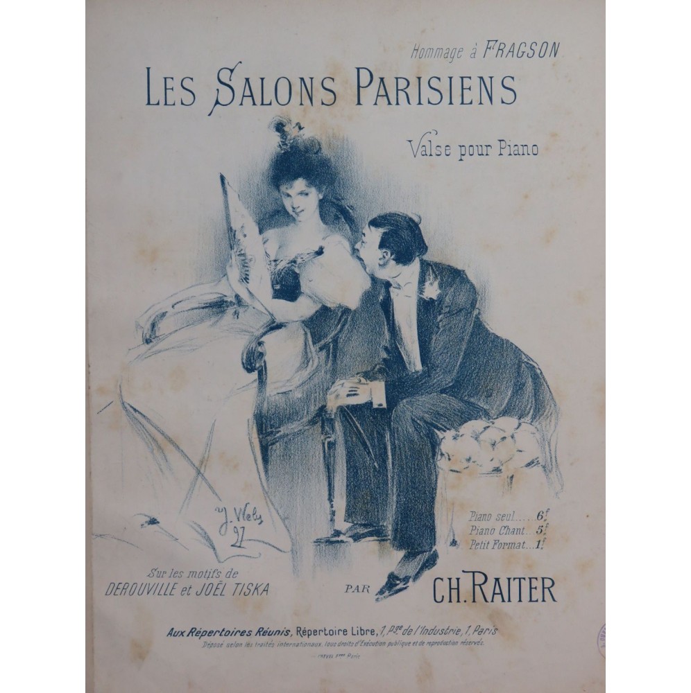 RAITER Ch. Les Salons Parisiens Piano 1927