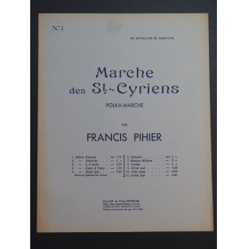 PIHIER Francis Marche des St Cyriens Piano