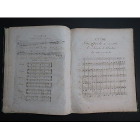 MEISSONNIER Joseph Nouvelle Méthode pour Lyre ou Guitare ca1830