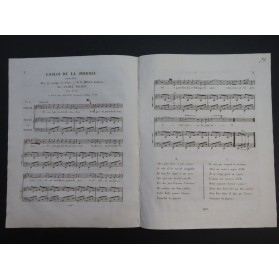 FRIARD André Emploi de la Journée Chant Piano ou Harpe ca1830