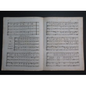 BECHT I. A. Deutsche Messe Chant Orgue ou Piano XIXe