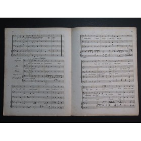 BECHT I. A. Deutsche Messe Chant Orgue ou Piano XIXe