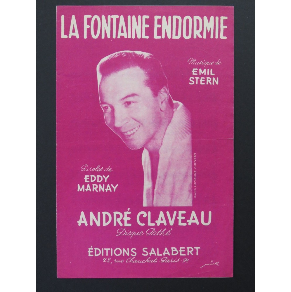 La Fontaine Endormie André Claveau Chanson 1956