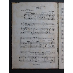 BONNET Louis Douze Mélodies Chant Piano ca1875