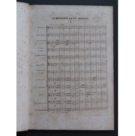 BEETHOVEN Symphonie No 5 Orchestre ca1840