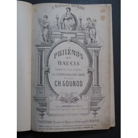 GOUNOD Charles Philémon et Baucis Piano Chant Opéra ca1890