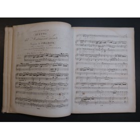 CIMAROSA Domenico Il Matrimonio Segreto Opéra Chant Piano ca1830