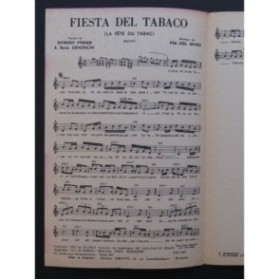 Fiesta del Tabaco La Fête du Tabac Pia del Moro Chant 1954