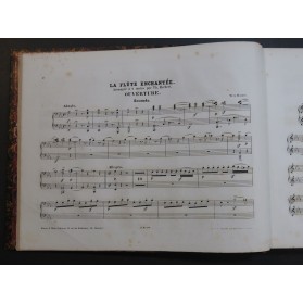 MOZART W. A. La Flûte Enchantée Don Juan Piano 4 mains ca1865