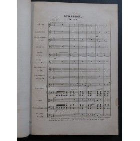 BEETHOVEN Symphonie No 9 pour Orchestre ca1840
