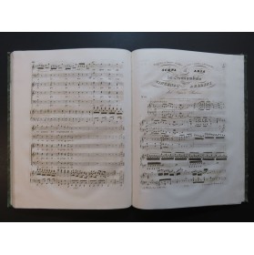 BELLINI Vincenzo La Sonnambula Opéra Piano Chant ca1835