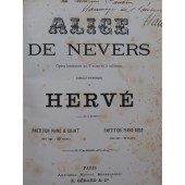 HERVÉ Alice de Nevers Opéra...