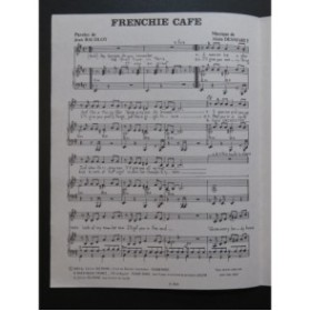 Frenchie Cafe George and Priscilla Jones Chant Piano 1984