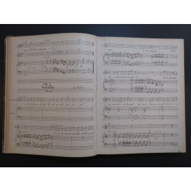 Recueil de Pièces Manuscrites Extraits Opéra Chant Piano XIXe