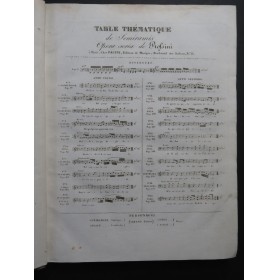 ROSSINI G. Semiramide Opéra Chant Piano ca1825