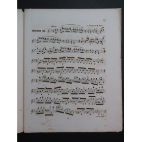 PAGANINI Niccolo Capricen 24 Caprices op 1 Violon ca1854