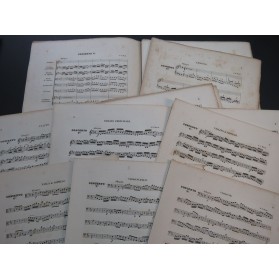 BACH J. S. Concerto No 5 in D major Clavecin Violon Flûte Orchestre 1852