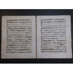 BACH J. S. Magnificat E Flat Major 1ère édition Chant Orchestre 1811