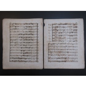 BACH J. S. Magnificat E Flat Major 1ère édition Chant Orchestre 1811