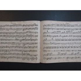 BEETHOVEN Musique de Ballet en Forme d'une Marche Piano 4 mains 1822