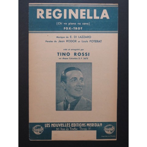 Reginella Fox-Trot Tino Rossi 1940