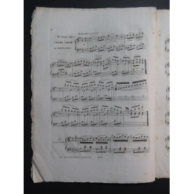 HERDLISKA Henric Ma Barque Légère Piano ca1830