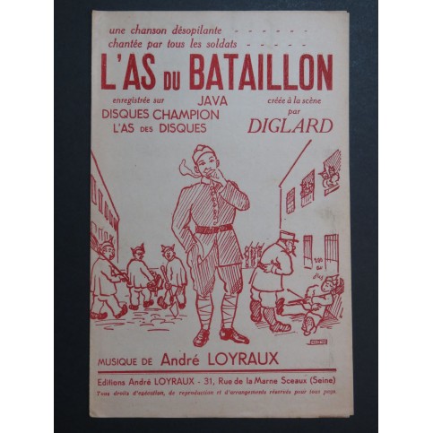 L'As du Bataillon André Loyraux Piano ou Accordéon