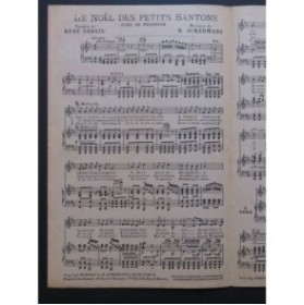 Le Noël des Petits Santons Noël de Provence Chant Piano 1935