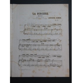 SAMIE Auguste La Berceuse Mélodie Piano Violon 1875