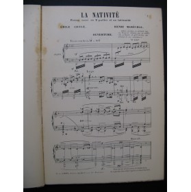 MARÉCHAL Henri La Nativité Chant Piano XIXe