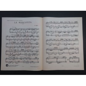 SMET G. La Mascotita Tango Piano 1925