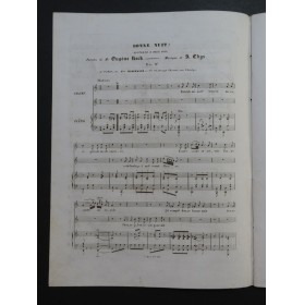 THYS Alphonse Bonne Nuit Chant Piano ca1830