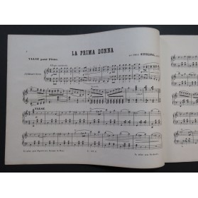 ETTLING Émile La Prima Donna Piano 1866