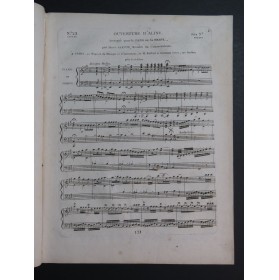 BERTON Henri Aline Ouverture Piano ou Harpe ca1820