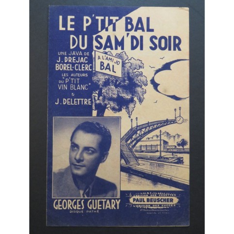 Le p'tit bal du sam'di soir Valse Musette Chant 1946