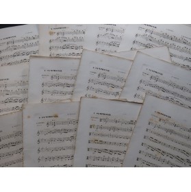 MENDELSSOHN Symphonie No 4 Orchestre ca1852