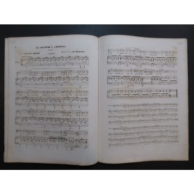 Les Cantilènes Album Spontini Offenbach Rosenhain Chant Piano ca1838