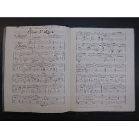 AULAGNER Adolphe Recueil de Pièces Manuscrites Dédicace Piano 1928