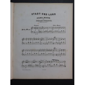 STRAUSS Johann Stadt und Land Piano ca1868