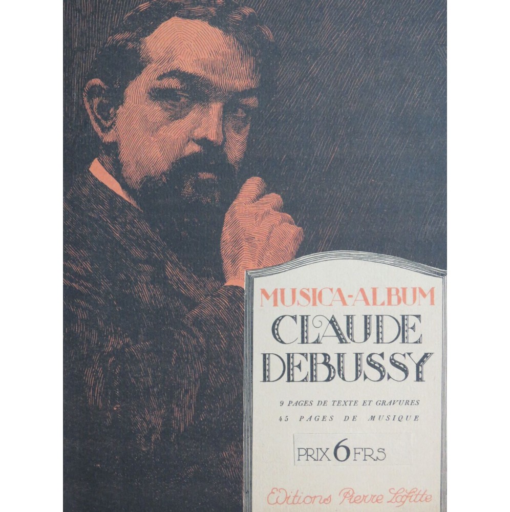 DEBUSSY Claude Musica Album 8 Pièces Piano Chant