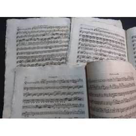 WALTER G. Trois Quatuor Concertans Violon Violoncelle ca1800