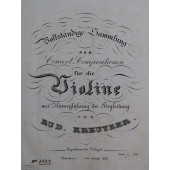 KREUTZER Rodolphe Concert...