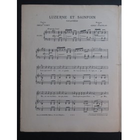 STANISLAS Adolf Luzerne et Sainfoin Chant Piano