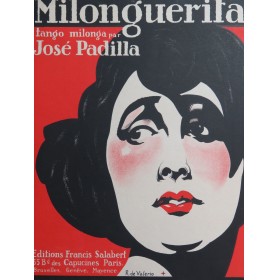 PADILLA José Milonguerita Piano 1920