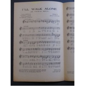 I'll Walk Alone Tino Rossi Jule Styne Chant 1945