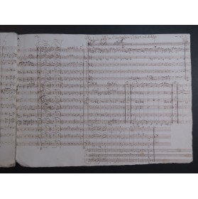A. D. G. Pièces Manuscrites pour Fanfare Orchestre XIXe