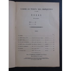 NAZARE-AGA Y.-K. Comme au Temps des Marquises Dédicace Chant Piano 1921