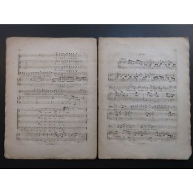 BACH C. P. E. Gli Ebrei Nel Deserto Oratorio Chant Piano ou Orgue ca1830