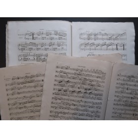 WAGNER Charles Grand Trio op 1 Dédicace Piano Violon Violoncelle ca1830